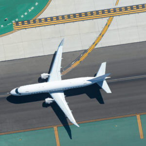 EJet on runway ready to take off